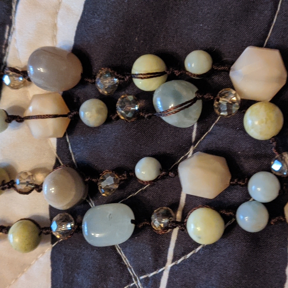 Cute glass bead necklace